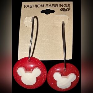 Mickey Mouse Hoop Earrings